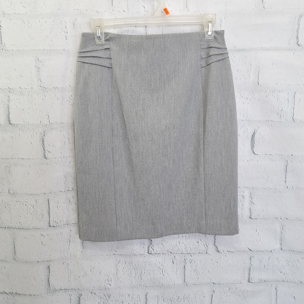 Express gray lined skirt